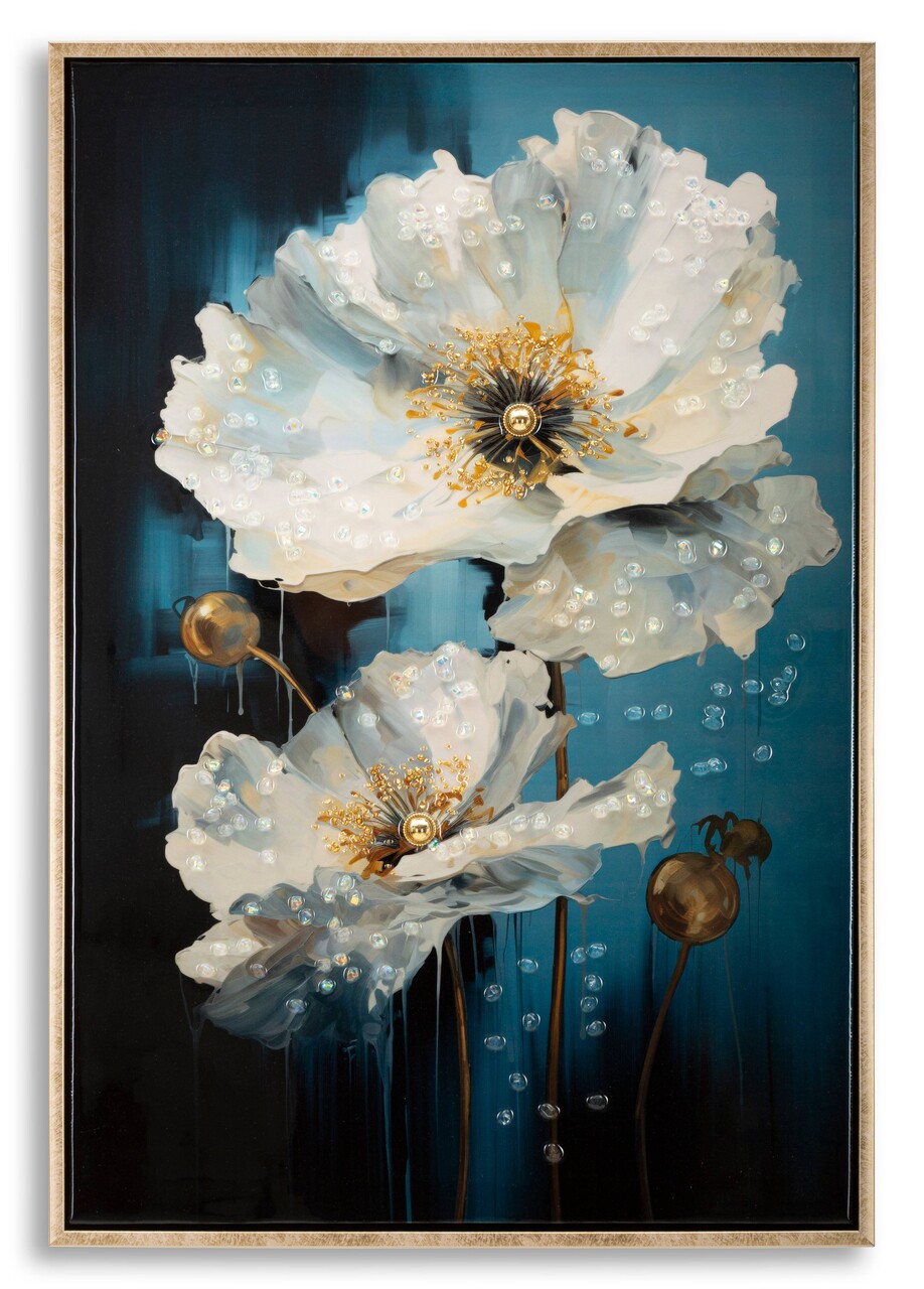 Tablou decorativ Bluey, Mauro Ferretti, 42x62 cm, metal/lemn de brad/canvas, multicolor - imagine 7